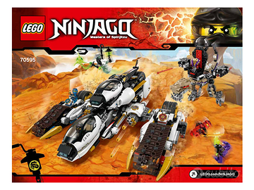 Istruzioni Lego NINJAGO Raider ultra sonico 70595