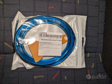 Strisce decorative universali blu per interni auto