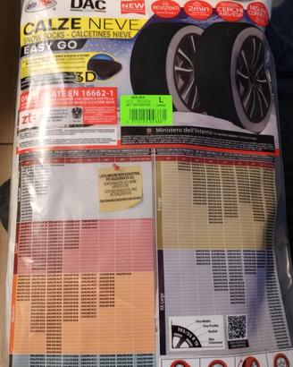 calze da neve per auto