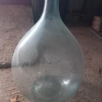 capasa damigiana brocca vetro vaso epoca 