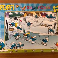 Puzzle Supercolor Clementoni - I puffi in inverno