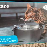 Fontanella in acciaio gatti