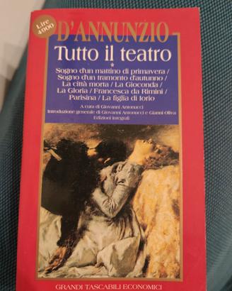 D'annunzio Tutto il teatro - Freud Opere