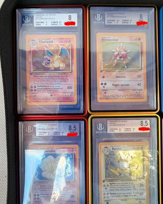 Carte pokemon set base prima edizione