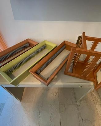 4 PortaCD in legno