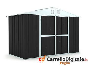 Box giardino lamiera zincata 327x155 nero