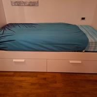 letto singolo con rete