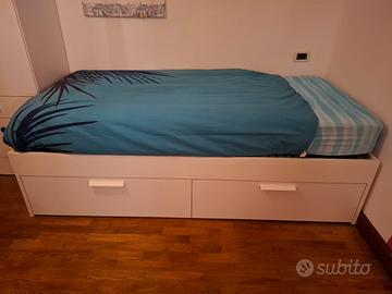 letto singolo con rete