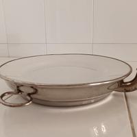 Piatto Scalda Vivande Vintage ospedale militare