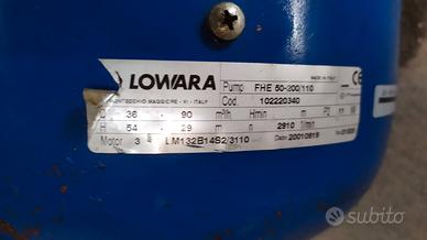 Lowara FHE 50-200/110  11 kw