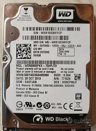 Hard Disk 500 GB SATA 2.5".