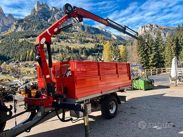 Rimorchio bilico gru