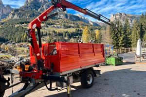 Rimorchio bilico gru