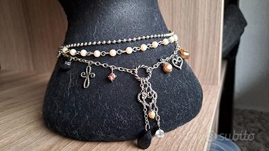 Collana girocollo Fossil stile Vintage 