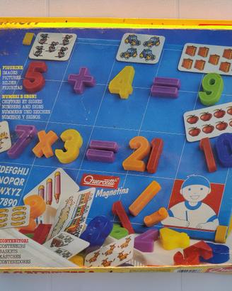Quercetti Magnetina Plus Numeri Vintage
