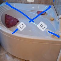 Vasca angolare idromassaggio