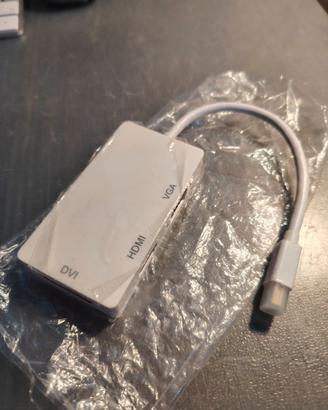 Convertitore 3-in-1 VGA/DVI/HDMI per MAC