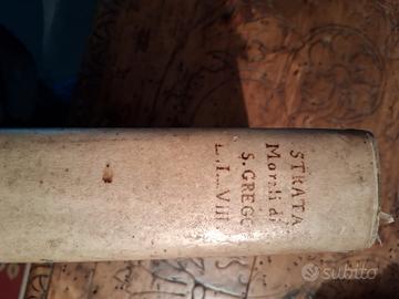 Libro anno 1714 Strata morali