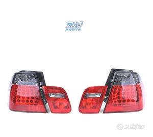 FANALI A LED BMW E46 98-01 ROSSO SCURO LOOK M3