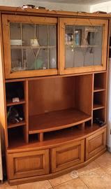 vetrina legno massello 