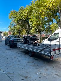 Rimorchio carrello trasporto cose pianale auto