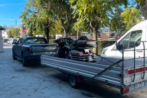 Rimorchio carrello trasporto cose pianale auto