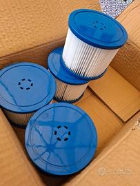 4 Cartucce Filtro Piscina