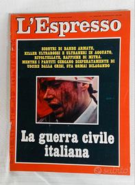 Rivista settimanale l'espresso n.2 1978