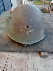 elmetto no ww1  a 4 fori italiano