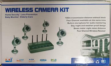Video sorveglianza kit con 4 videocamere