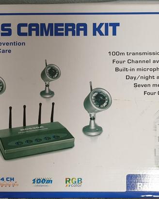 Video sorveglianza kit con 4 videocamere