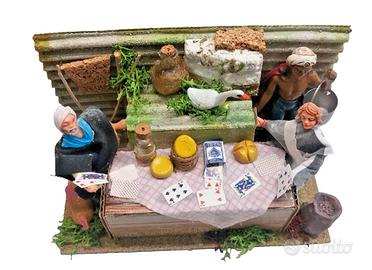 Presepe giocatori carte da Poker in movimento stat