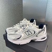 New Balance 530 White Silver Navy N.36
