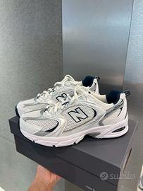 New Balance 530 White Silver Navy N.36