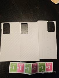Samsung Note 20 ultra 3pellicole protezione retro