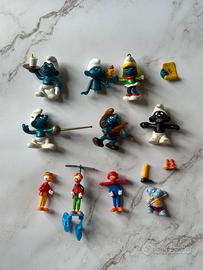 Puffi rari e figurini kinder