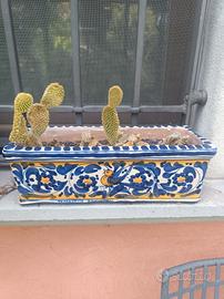 vaso rettangolare in terracotta 