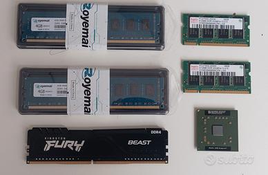 Lotto RAM DDR4 DDR3 DDR2 + CPU