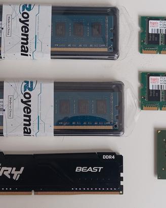 Lotto RAM DDR4 DDR3 DDR2 + CPU