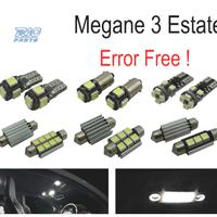 KIT 15 LAMPADE LED INTERNE PER RENAULT MEGANE III 