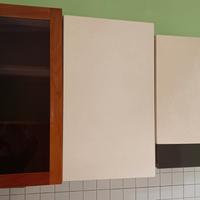 Pensile, scola piatti e cappa