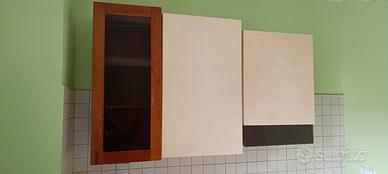 Pensile, scola piatti e cappa