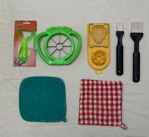 Set Utensili Cucina + 2 Presine