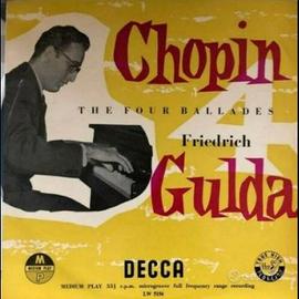 vinile "le 4 ballate" di Chopin