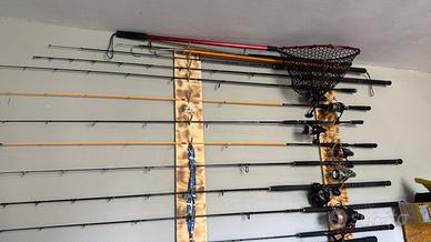 Attrezzatura Pesca  , canne eging e artificiali.