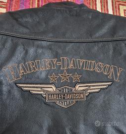 Bomber da uomo in pelle Harley Davidson 
