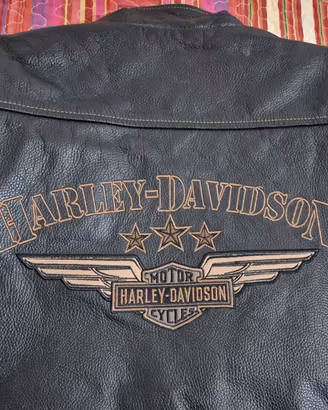 Bomber da uomo in pelle Harley Davidson 