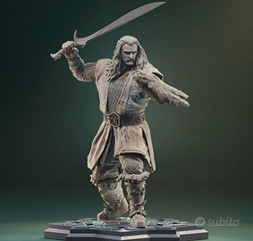 Thorin Oakenshield in resina 10K H. 13 cm. circa