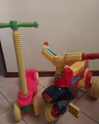 Triciclo e monopattino 