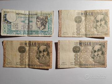 BANCONOTE LIRE ITALIANE
